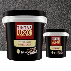 Kit Microsseixo Médio Preto Anoitecer Intenso Textura Luxor - Interno - Rende 5m²