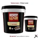 Kit até 5m² para ambiente interno Textura Luxor + Primer Luxor