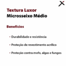 Textura Luxor Microsseixo Médio - Benefícios