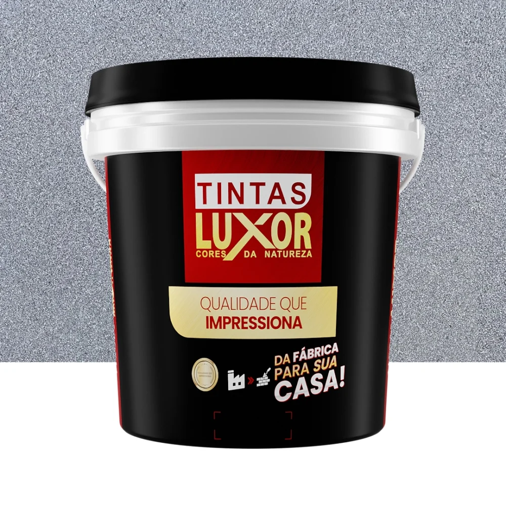 Textura Luxor Microsseixo Médio Cinza Strato Pleno