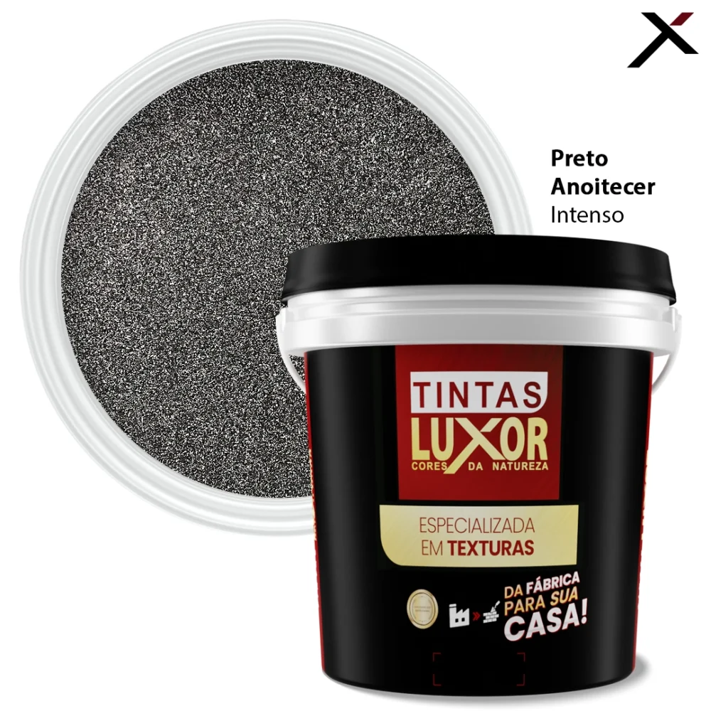 Textura Luxor Microsseixo Médio Preto Anoitecer Intenso