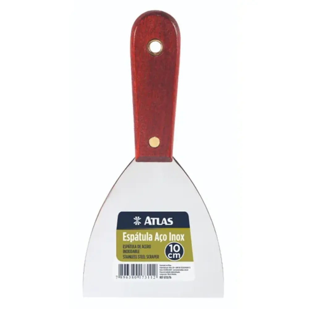 Espátula Aço Inox 10,2cm - ATLAS