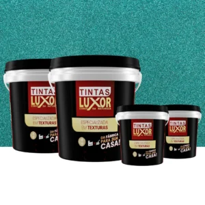Kit Microsseixo Fino Verde Jade Intenso Textura Luxor - Externo - Rende 14m²