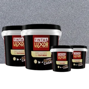 Kit Microsseixo Médio Grafite Textura Luxor - Externo - Rende 10m²