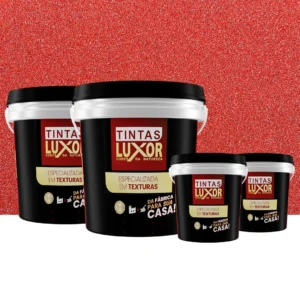 Kit Microsseixo Médio Laranja Hamlin Intenso Textura Luxor - Externo - Rende 10m²