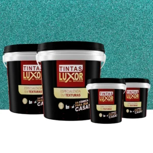 Kit Microsseixo Médio Verde Jade Intenso Textura Luxor - Externo - Rende 10m²