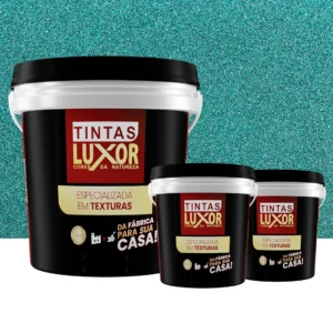 Kit Microsseixo Médio Verde Jade Intenso Textura Luxor - Externo - Rende 5m²