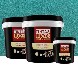 Kit Microsseixo Médio Verde Jade Intenso Textura Luxor - Interno - Rende 10m²