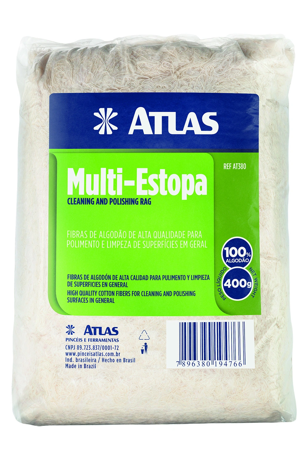 Multi-Estopa Algodão 400g - ATLAS
